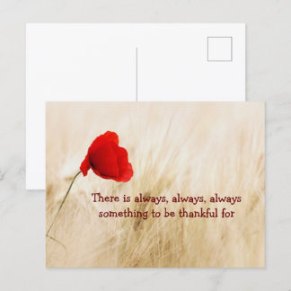 Postal Cartão de Agradecimento