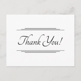 Postal Cartão de agradecimento atraente "Obrigado!"