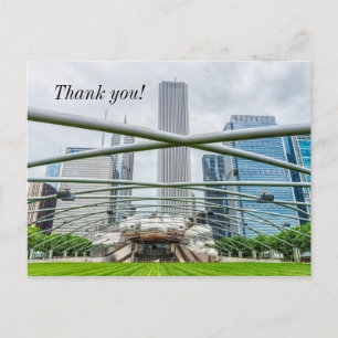 Postal Cartão de agradecimento Chicago Pritzker Pavilion