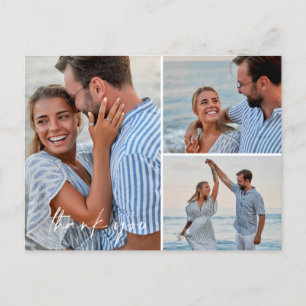 Postal Cartão de Agradecimento de Casamento Boho Beach Ph