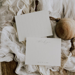 Postal Cartão de Agradecimento HARMONY Verde Sage