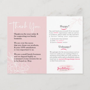 Postal Cartão de agradecimento nas redes sociais. Avaliaç