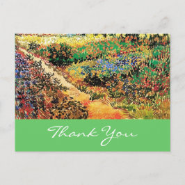 Postal Cartão de Agradecimento. Vincent van Gogh