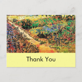 Postal Cartão de Agradecimento. Vincent van Gogh