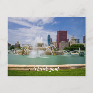 Postal Cartão de Agradecimento Vista da Cidade do Grant P