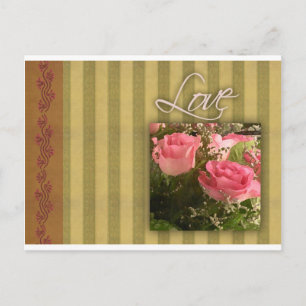 Postal Cartão de Amor Antigo Fashiado