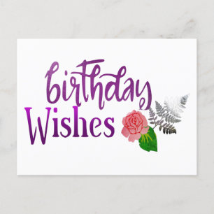 Postal Cartão de Aniversário