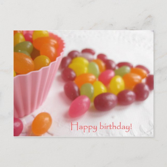 Postal Cartão de aniversário (Frente)