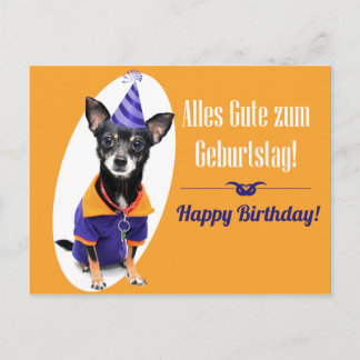 Postal Cartão de aniversário alemão