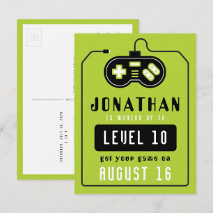 Postal Cartão de Aniversário de Caminhão de Videogame