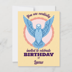 Postal cartão de aniversário de celebração