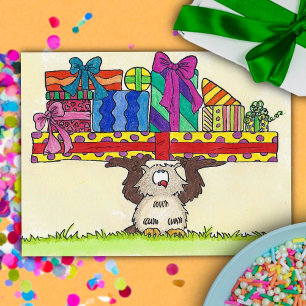 Postal cartão de aniversário de Nicole Janes