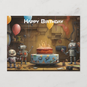 Postal Cartão de Aniversário Divertido para Menino #11