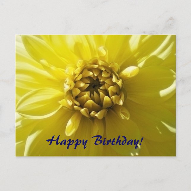 Postal Cartão de aniversário feliz (Frente)