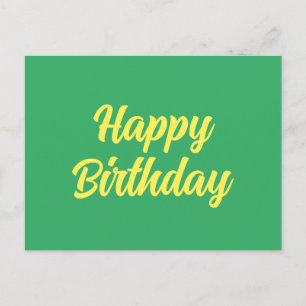 Postal Cartão de Aniversário Feliz