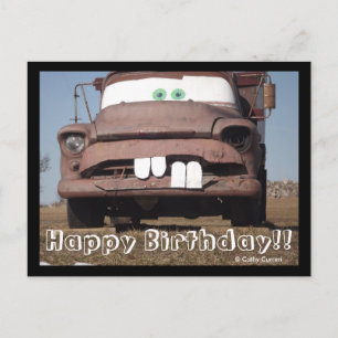 Postal Cartão de Aniversário Feliz