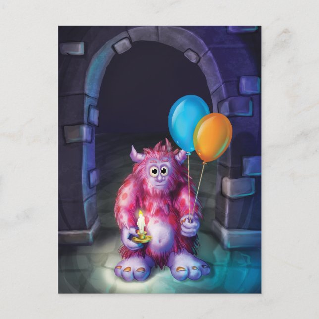 Postal Cartão de Aniversário Feliz de Jingle Jingle Littl (Frente)