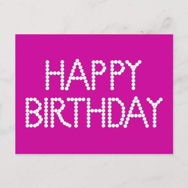 Postal Cartão de Aniversário Feliz do Rainbow Party Bon (Frente)