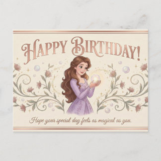 Postal Cartão de Aniversário Momentos Graciosos para Mulh