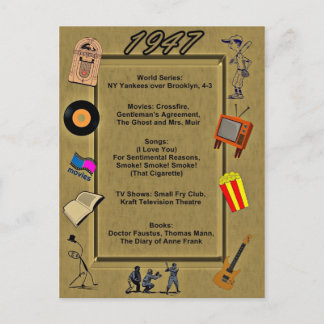 Postal Cartão de Aniversário para Eventos do Excelente 19