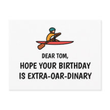 Cartão de aniversário personalizado engraçado de r