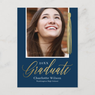 Postal Cartão de Anúncio de Formatura Tassel Pride
