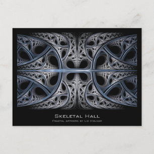 Postal Cartão de Artista Fratural Hall Esqueletal