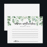 Postal Cartão de Aviso de Casamento Eucalyptus Verde Mini<br><div class="desc">Este cartão de conselho de casamento de eucalipto verde minimalista é perfeito para um casamento rústico. A design apresenta um eucalipto verde, pintado manualmente, com aquarela, inspiradora beleza natural. Estas cartas são perfeitas para um casamento, chá de panela, chá de fraldas, festa de formatura e muito mais. Personalize as cartas...</div>