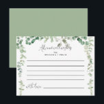 Postal Cartão de Aviso de Casamento Eucalyptus Verde Mini<br><div class="desc">Este cartão verde minimalista de casamento do eucalipto é perfeito para um casamento moderno. O design apresenta galhos e folhas botânicas elegantes e desenhadas a aquarela, desenhadas à mão, adornando quadros geométricos. Estas cartas são perfeitas para um casamento, chá de panela, chá de fraldas, festa de formatura e muito mais....</div>