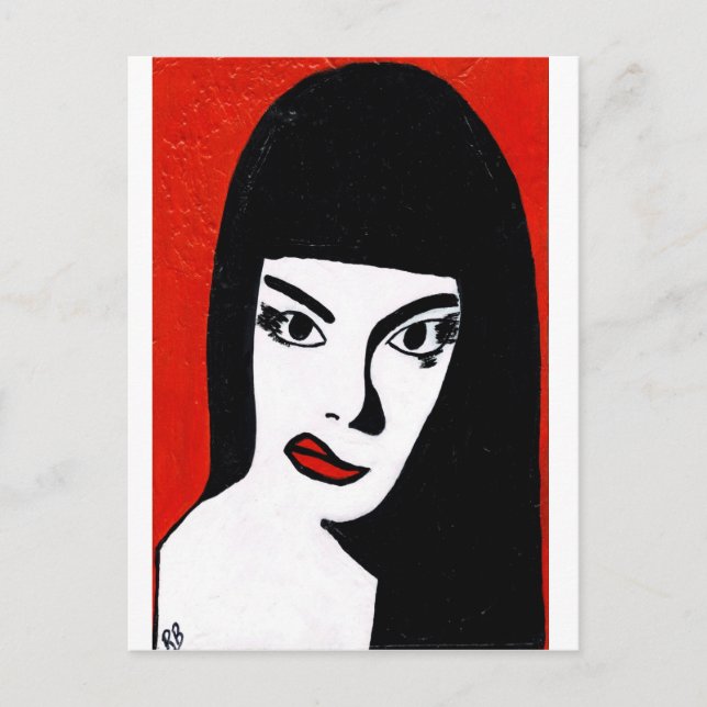 Postal Cartão de Barbara (Frente)