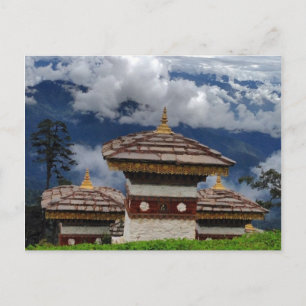 Postal Cartão de Bhutan