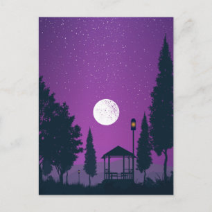 Postal Cartão de Boas Festas de Halloween Assustador