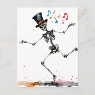 Postal Cartão de Boas Festas de Halloween Assustador