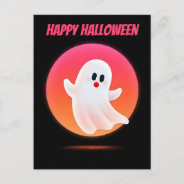 Postal Cartão de Boas Festas de Halloween Assustador