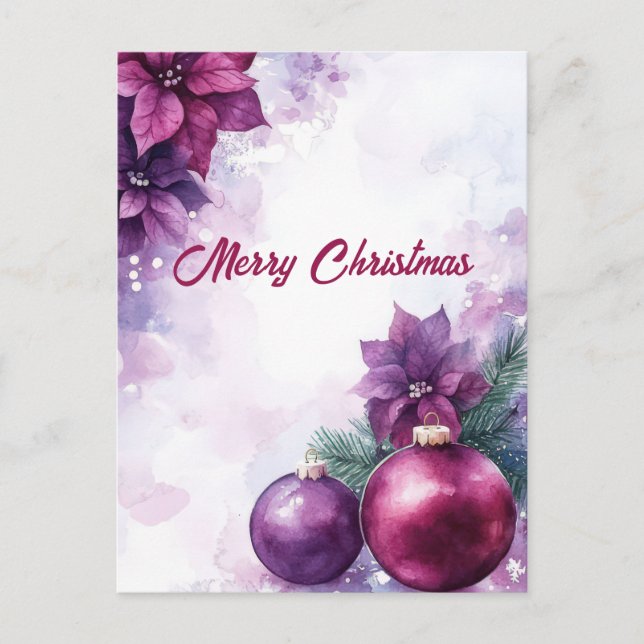 Postal Cartão de Boas Festas de Natal (Frente)