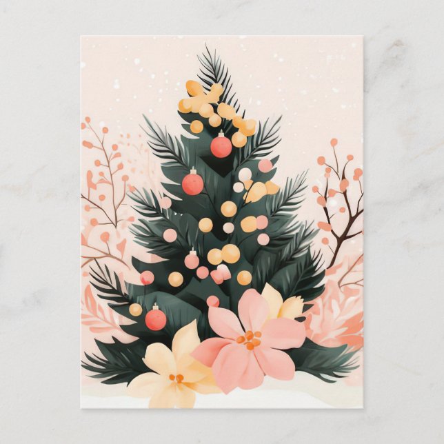 Postal Cartão de Boas Festas de Natal (Frente)
