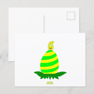 Postal Cartão de Boas Festas de Páscoa