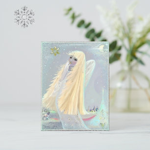 Postal Cartão de Boas Festas do Solstício de Inverno