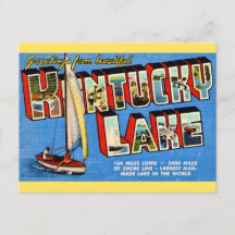 Cartão de Boas-Vindas ao Lago Kentucky