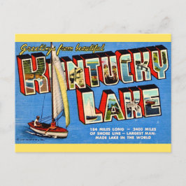 Postal Cartão de Boas-Vindas ao Lago Kentucky