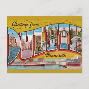 Postal Cartão de Boas-vindas de Duluth