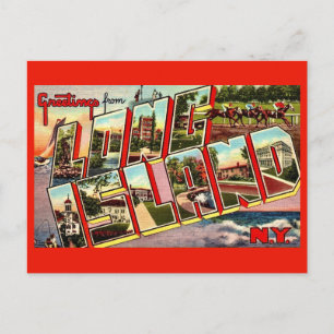 Postal Cartão de Boas-Vindas de Long Island