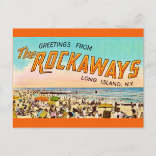 Postal Cartão de Boas-Vindas de Rockaways Long Island