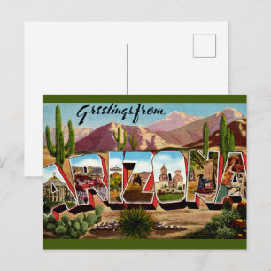 Postal Cartão de Boas-vindas do Arizona