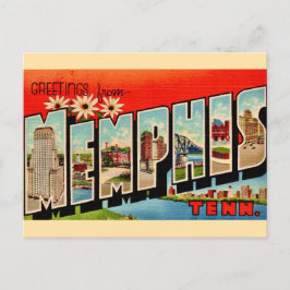 Postal Cartão de Boas-Vindas Retro Memphis