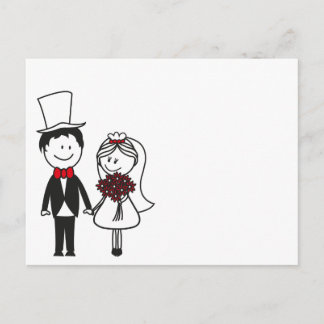 Postal Cartão de boda
