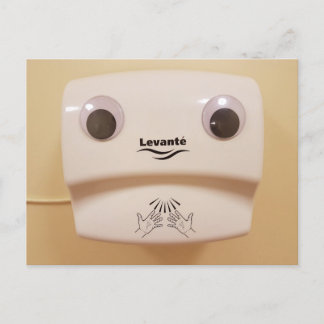 Postal Cartão de bombardeio ocular seco