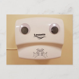 Postal Cartão de bombardeio ocular seco