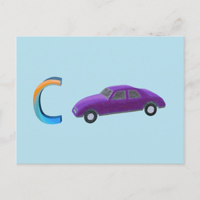 Postal Cartão de Carro (Frente)