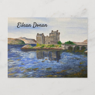 Postal Cartão de Castelo Eilean Donan